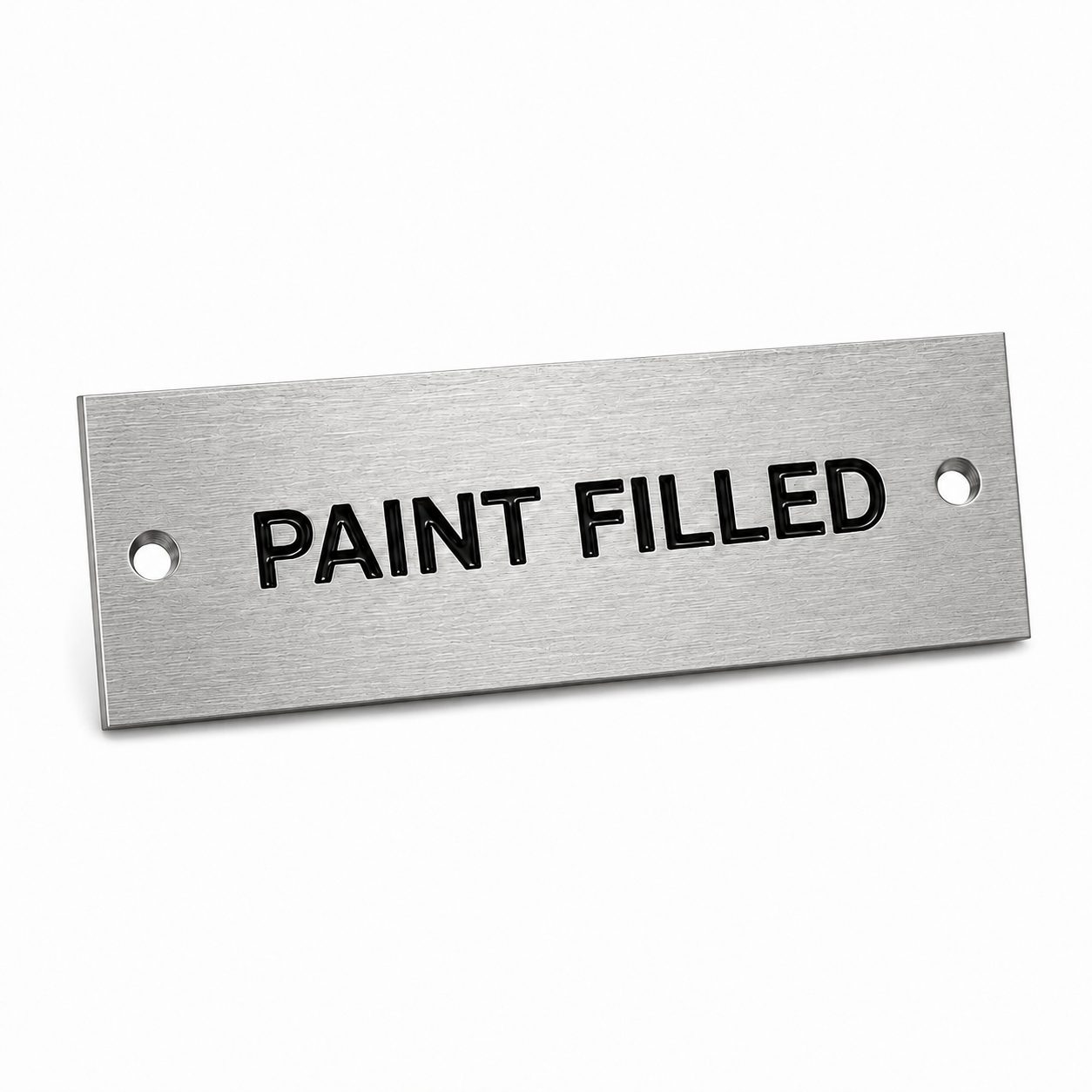 Stainless Steel 316 Metal Paint Filled Plates